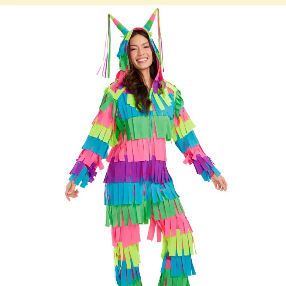 Colorful Piñata Costume with Hood
